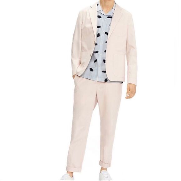 NWT TED BAKER SOURDO SS BRUSH STROKE PRINT SHIRT Size 2XL - Picture 8 of 9